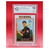 2005 Topps Baseball Omar Vizquel Rookie Card #409 Mint Beckett 10