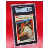 1987 Topps Kmart Baseball Pete Rose Card #19 Near Mint SGC 8.5