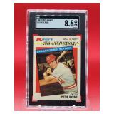 1987 Topps Kmart Baseball Pete Rose Card #19 Near Mint SGC 8.5