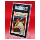 1987 Topps Kmart Baseball Pete Rose Card #19 Near Mint SGC 8.5