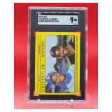 1991 Fleer Baseball Ken Griffey Jr / Barry Bonds Second Generation Stars Card #710 Mint SGC 9