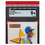 1993 Score Baseball Ken Griffey Jr All-Star Card #504 Mint SGC 9
