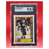 1989-90 Topps Hockey Wayne Gretzky Sticker Card #11 Mint SGC 9.5