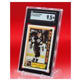 1989-90 Topps Hockey Wayne Gretzky Sticker Card #11 Mint SGC 9.5