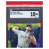 2014 Topps Finest Baseball Justin Verlander Card # 85 Gem Mint SGC 10