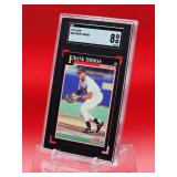 1991 Score Baseball Frank Thomas Card #840 Near Mint-Mint SGC 8