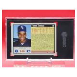 1991 Score Baseball Frank Thomas Card #840 Near Mint-Mint SGC 8