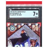 1998 Pacific Crown Royale Baseball Ken Griffey Jr Pillars of the Game Card #22 Near Mint SGC 7