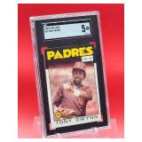 1986 O-Pee-Chee Baseball Tony Gwynn Card Excellent SGC 5