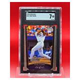 1999 Upper Deck Baseball Mike Piazza Card #151 Near Mint SGC 7