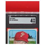 1965 Topps Baseball Jim Bunning Card #20 Very Good-Excellent SGC 4