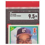 1990 Score Baseball Frank Thomas Rookie Card #663 Mint SGC 9.5