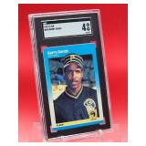 1987 Fleer Baseball Barry Bonds Rookie Card #604 Very Good-Excellent SGC 4