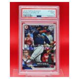 2018 Topps Holliday Baseball Ronald Acuna Jr Bowman Card #THRAJ Mint PSA 9