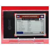 2008 Topps Football Tom Brady League Leaders Card #286 Near Mint SGC 7