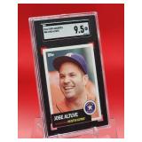 2016 Topps Baseball Jose Altuve Archives Card #80 Mint SGC 9.5