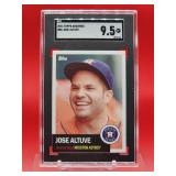 2016 Topps Baseball Jose Altuve Archives Card #80 Mint SGC 9.5