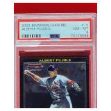 2002 Bowman Chrome Baseball Albert Pujols Card #15 Near Mint-Mint PSA 8