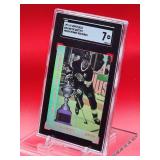 1991-92 Upper Deck Hockey Wayne Gretzky Award Winner Hologram Card #AW6 Near Mint SGC 7