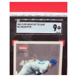 2002 Fleer Baseball Nolan Ryan Greats of The Game Card #61 Mint SGC 9