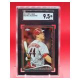 2014 Topps Chrome Baseball Paul Goldschmidt Card #125 Mint SGC 9.5
