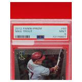 2012 Panini Prizm Baseball Mike Trout Card #50 Mint PSA 9
