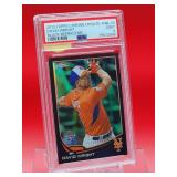 2013 Topps Chrome Update Limited 27/99 Baseball David Wright Black Refractor Card #MB-29 Mint PSA 9