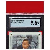 2007 Upper Deck Baseball John F. Kennedy Masterpieces Card #47 Mint SGC 9.5
