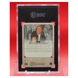 2007 Upper Deck Baseball John F. Kennedy Masterpieces Card #47 Mint SGC 9.5