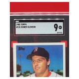 1985 Topps Baseball Roger Clemens Rookie Card #151 Mint SGC 9