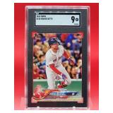 2018 Topps Baseball Mookie Betts Card #140 Mint SGC 9