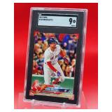 2018 Topps Baseball Mookie Betts Card #140 Mint SGC 9