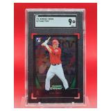 2011 Bowman Chrome Baseball Mike Trout Rookie Card #175 Mint SGC 9