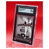 2005 Fleer Baseball Frank Thomas Property of Patchworks Card #7P0 Near Mint SGC 7