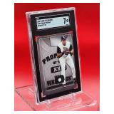 2005 Fleer Baseball Frank Thomas Property of Patchworks Card #7P0 Near Mint SGC 7