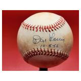 Los Angeles Dodgers HOF Great "Don Larson" Autographed Baseball with COA