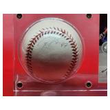 Autographed Baseball and Card by Minnesota Twins Great "Michael Cuddyer"