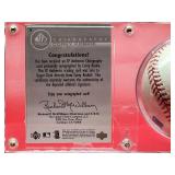 Autographed Baseball and Card by Minnesota Twins Great "Michael Cuddyer"