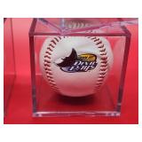 (4) Assorted MLB Commemorative Baseballs