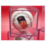 (4) Assorted MLB Commemorative Baseballs