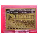 (2) 1990 Topps Baseball White Sox HOF Great "Frank the Hurt Thomas" Rookie Cards # 414