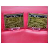 (2) 1990 Topps Baseball White Sox HOF Great "Frank the Hurt Thomas" Rookie Cards # 414