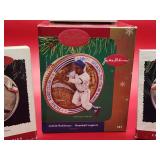 (4) Assorted HOF Players Hallmark Keepsake X-Mas Ornaments