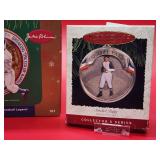 (4) Assorted HOF Players Hallmark Keepsake X-Mas Ornaments