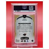 2020 Upper Deck Allure Minnesota Wild Great "Zach Parise" Red Rainbow Autographed Hockey Card # 53 PSA 8