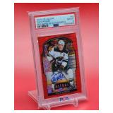 2020 Upper Deck Allure Minnesota Wild Great "Zach Parise" Red Rainbow Autographed Hockey Card # 53 PSA 8
