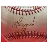 Autographed Baseball & Card & by Minnesota Twin Great "A.J. Pierzynski" with Card.