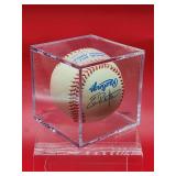 Autographed Baseball by Minnesota Twins Great Eric Milton