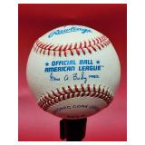Autographed Baseball by Minnesota Twins Great Eric Milton