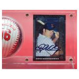 Autographed Baseball Card by Minnesota Twins Great "Doug Mientkiewicz" with Twins Ball